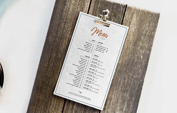 Menu Card